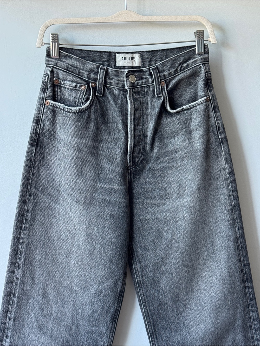 AGOLDE Low Slung Baggy Jeans Size 22 - Picture 5 of 16